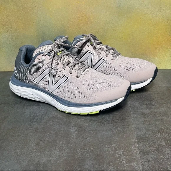 New Balance Fresh Foam 680 V7 Light Brown/Gray Women's Running Shoes Size 9.5B - Picture 2 of 16